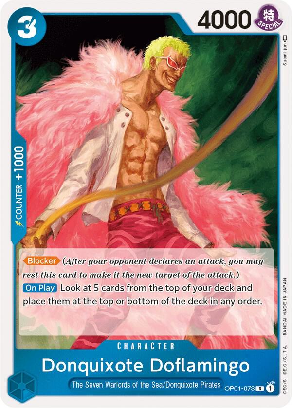Donquixote Doflamingo (073)-Romance Dawn-R-Foil
