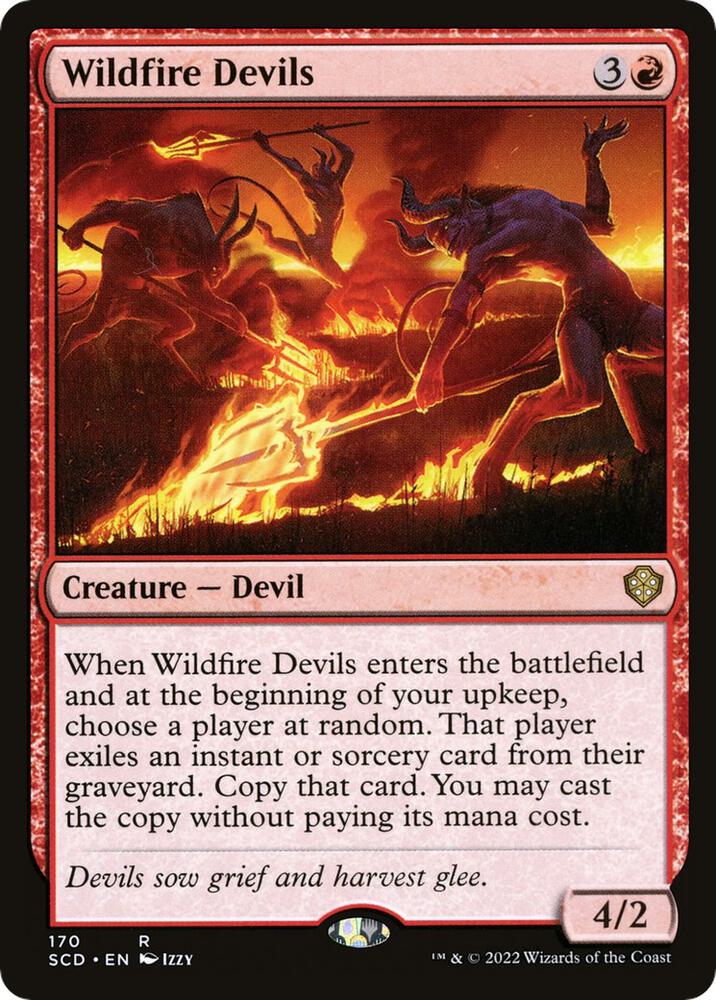 Wildfire Devils-Starter Commander Decks-R-Normal
