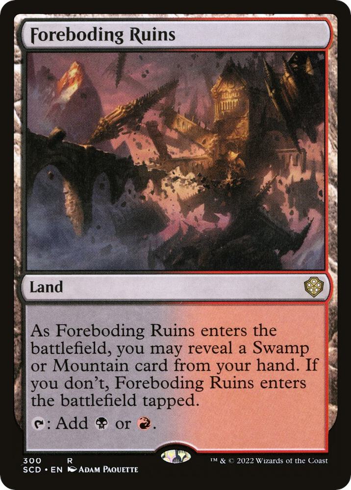 Foreboding Ruins-Starter Commander Decks-R-Normal