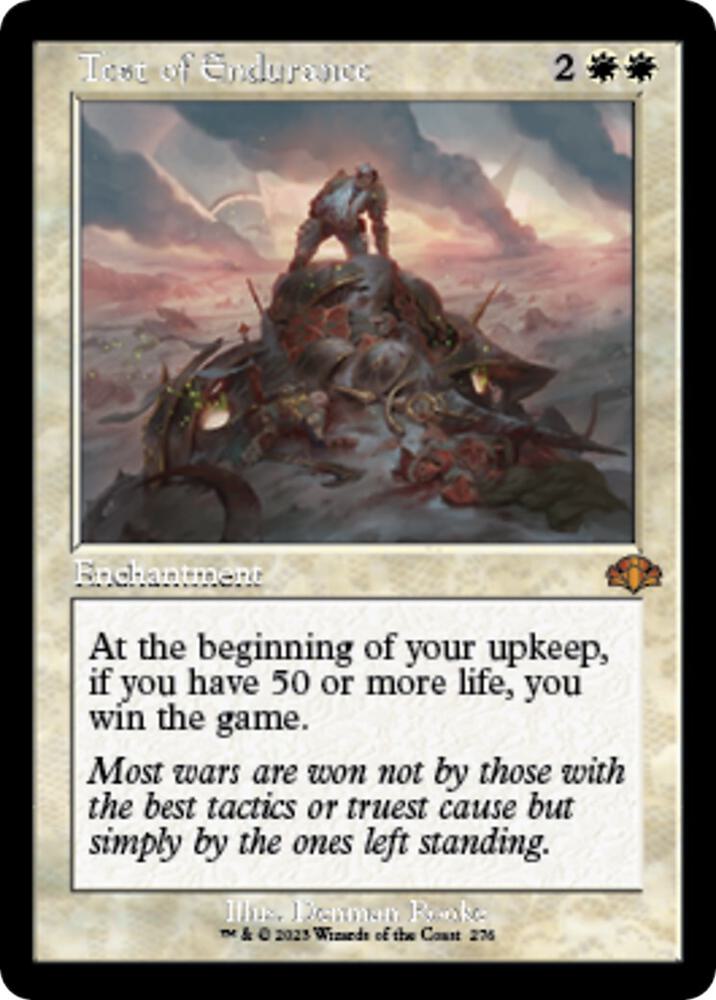 Test of Endurance (Retro Frame)-Dominaria Remastered-M-Normal