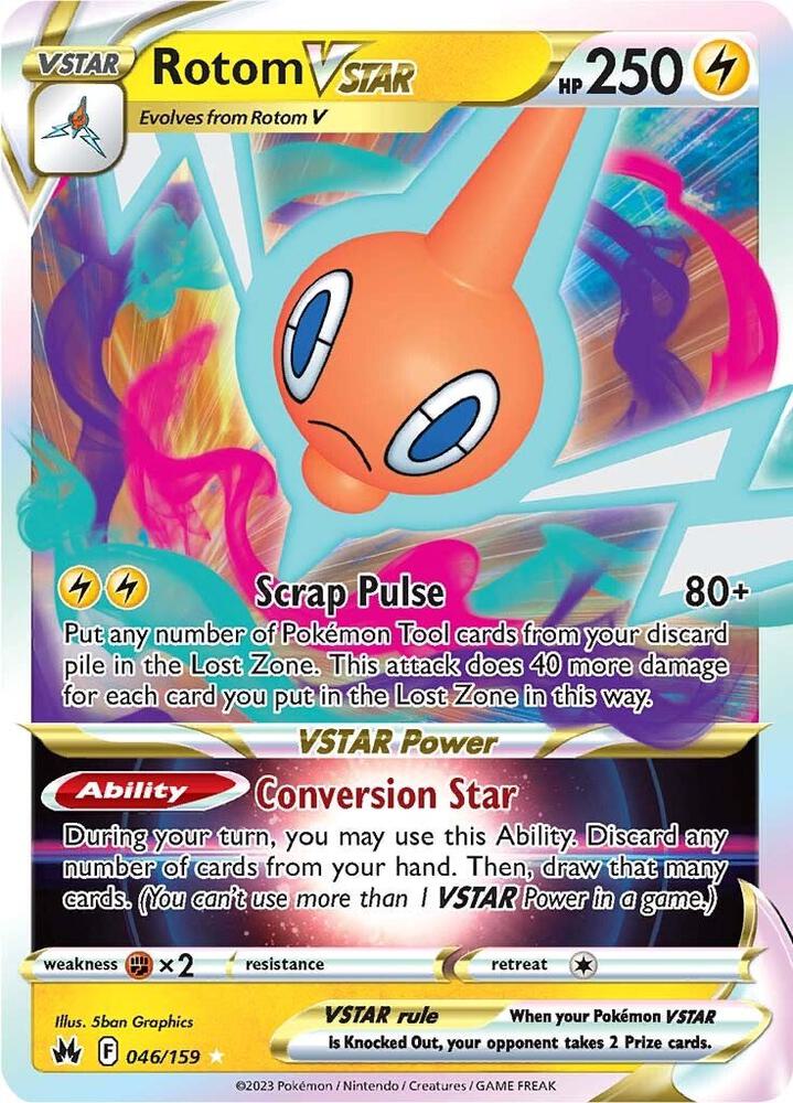 Rotom VSTAR-SWSH: Crown Zenith-Ultra Rare-Holofoil
