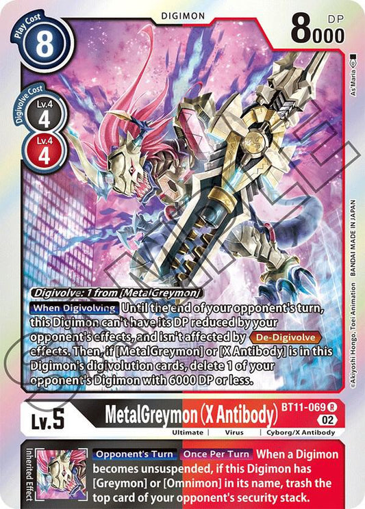 MetalGreymon (X Antibody)-Dimensional Phase-Rare-Foil
