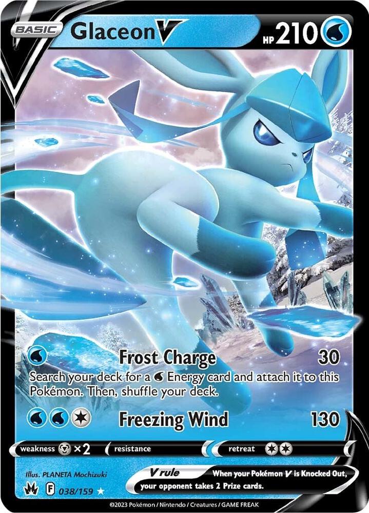 Glaceon V-SWSH: Crown Zenith-Ultra Rare-Holofoil