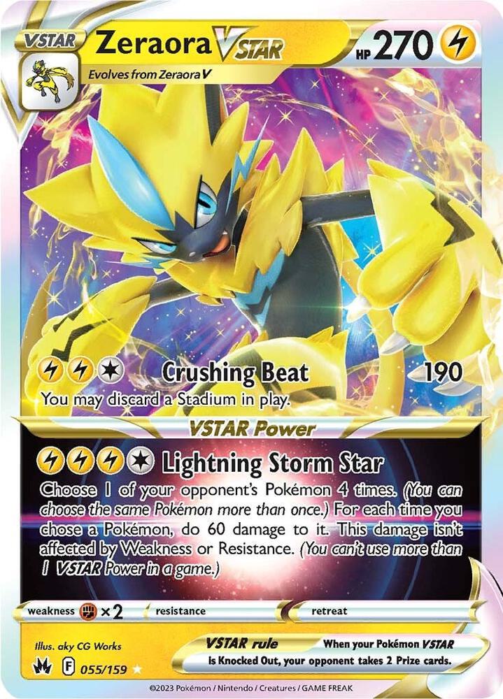Zeraora VSTAR-SWSH: Crown Zenith-Ultra Rare-Holofoil
