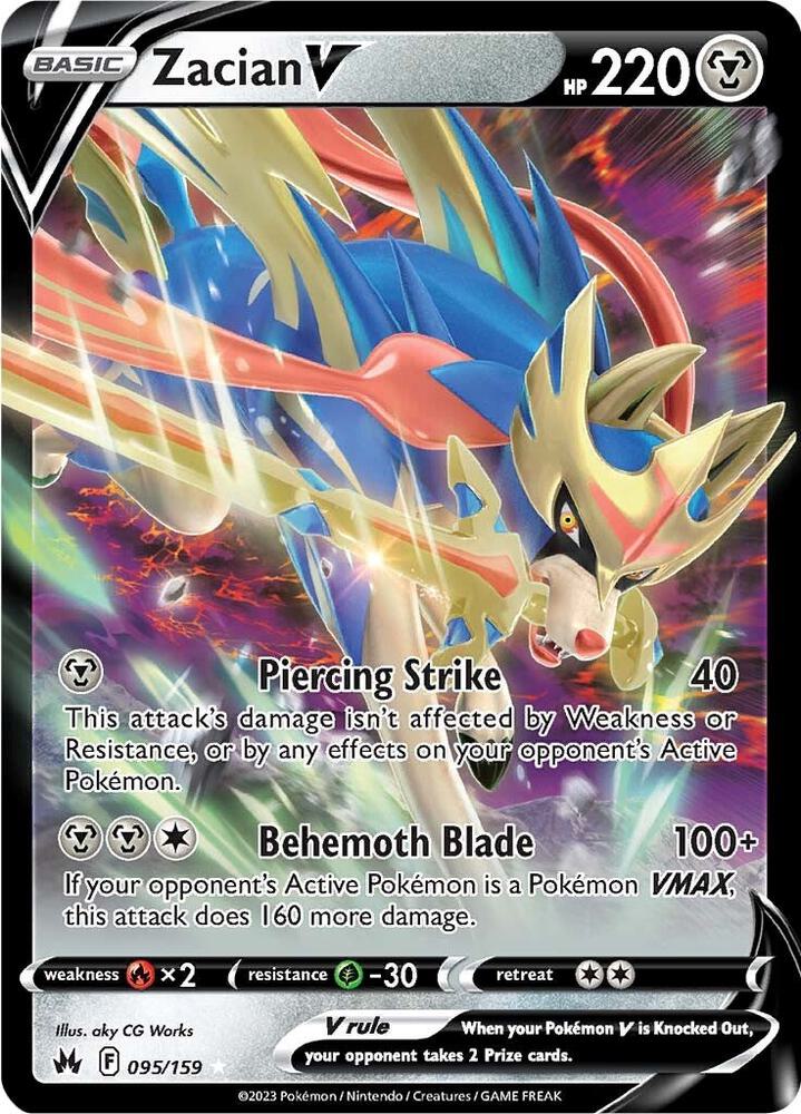 Zacian V-SWSH: Crown Zenith-Ultra Rare-Holofoil