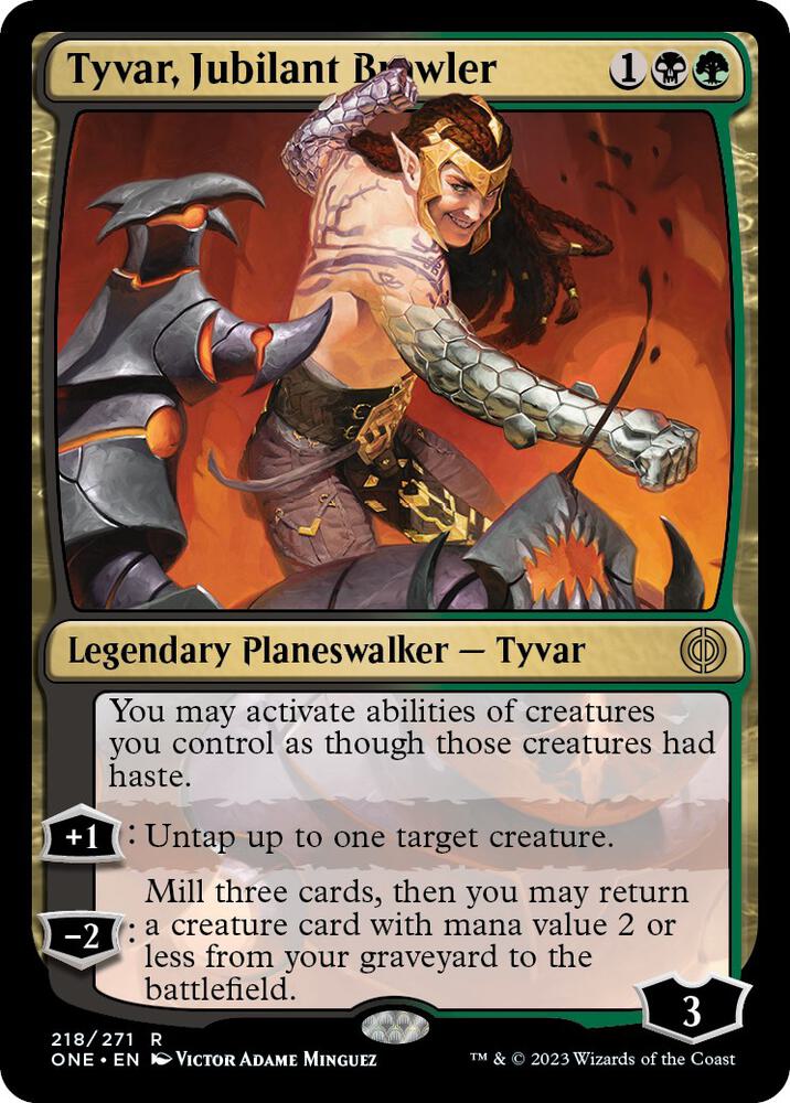 Tyvar, Jubilant Brawler-Phyrexia: All Will Be One-R-Foil