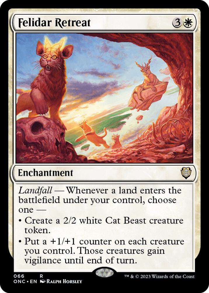 Felidar Retreat-Commander: Phyrexia: All Will Be One-R-Normal