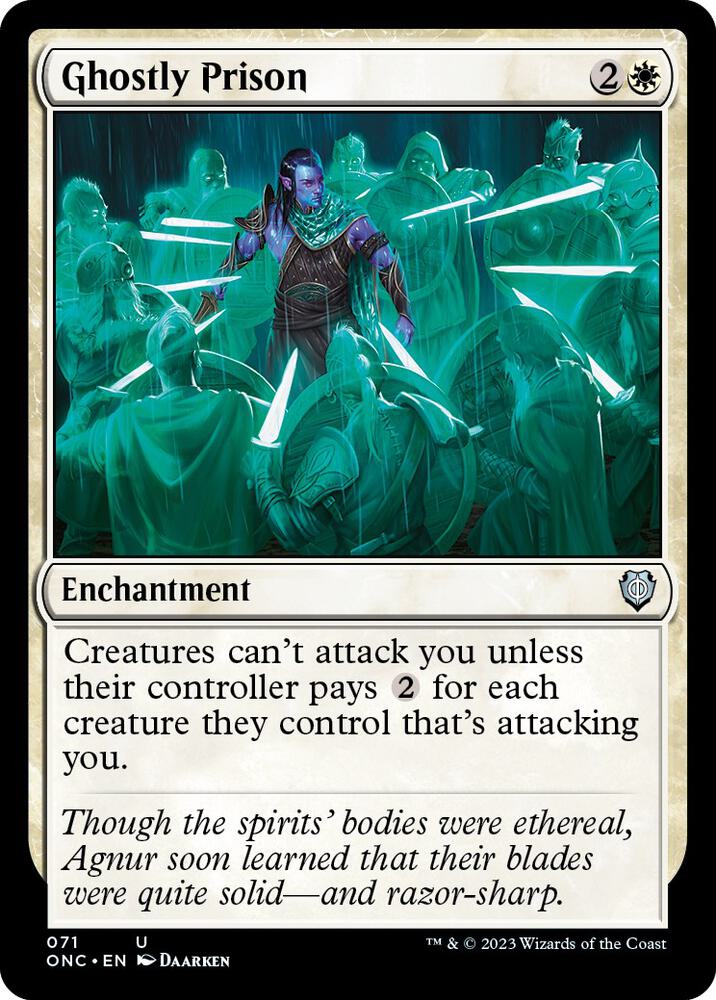 Ghostly Prison-Commander: Phyrexia: All Will Be One-U-Normal