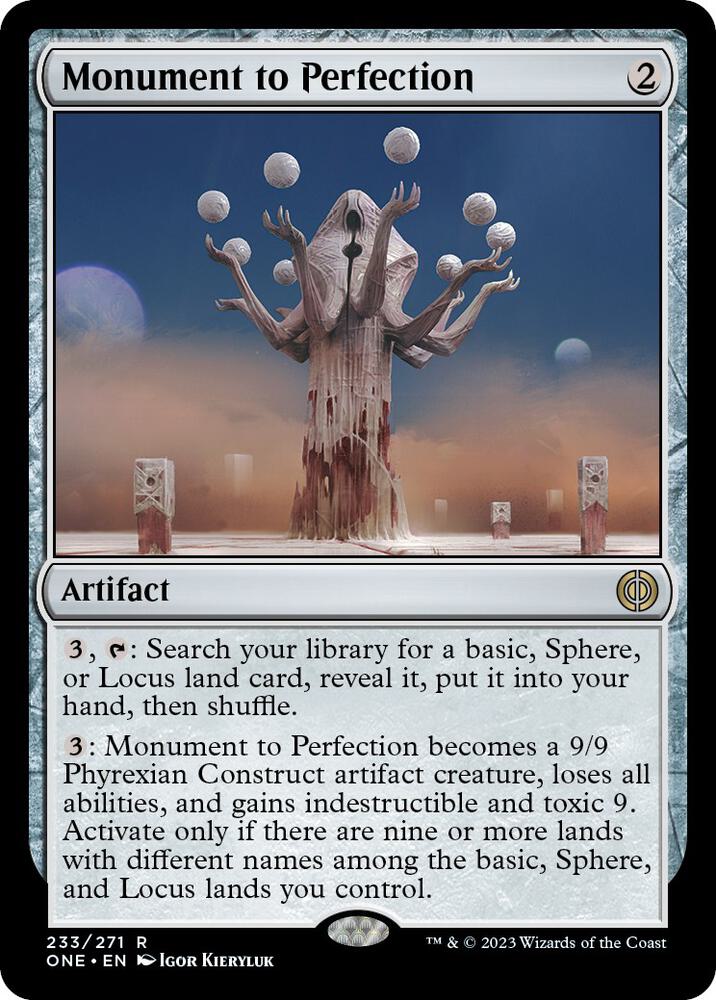 Monument to Perfection-Phyrexia: All Will Be One-R-Normal