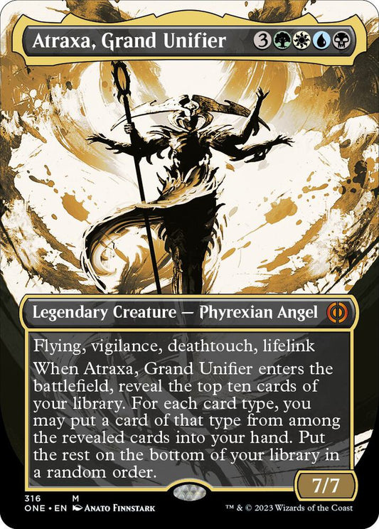 Atraxa, Grand Unifier (Showcase)-Phyrexia: All Will Be One-M-Normal