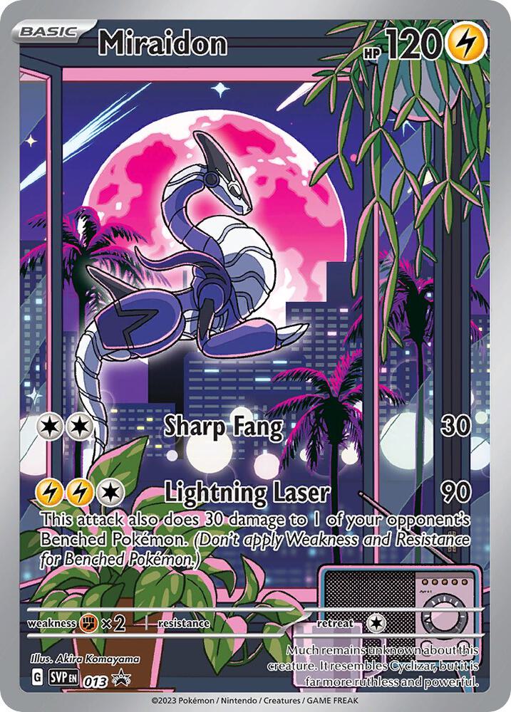 Miraidon - 013-SV: Scarlet & Violet Promo Cards-Promo-Holofoil