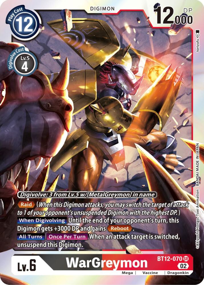 WarGreymon-Across Time-Super Rare-Foil