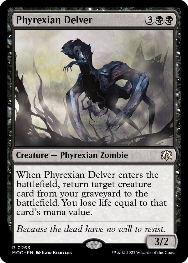 Phyrexian Delver-Commander: March of the Machine-R-Normal