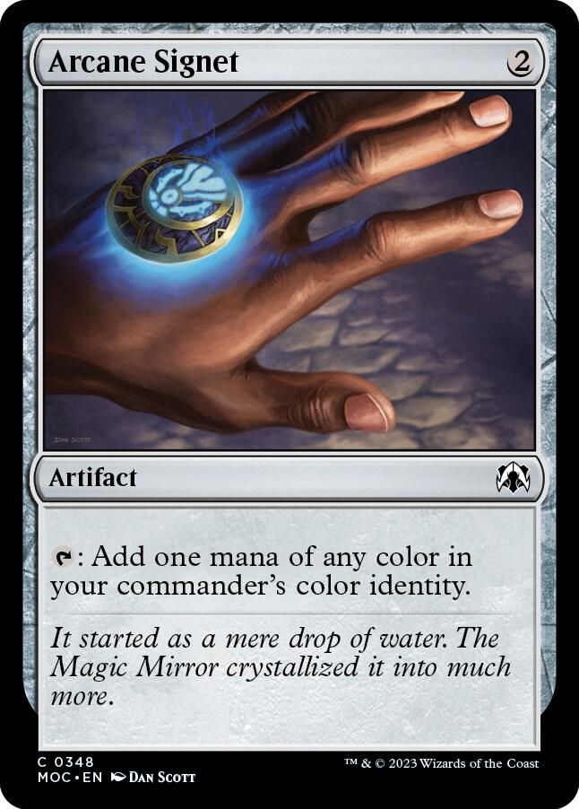 Arcane Signet-Commander: March of the Machine-C-Normal
