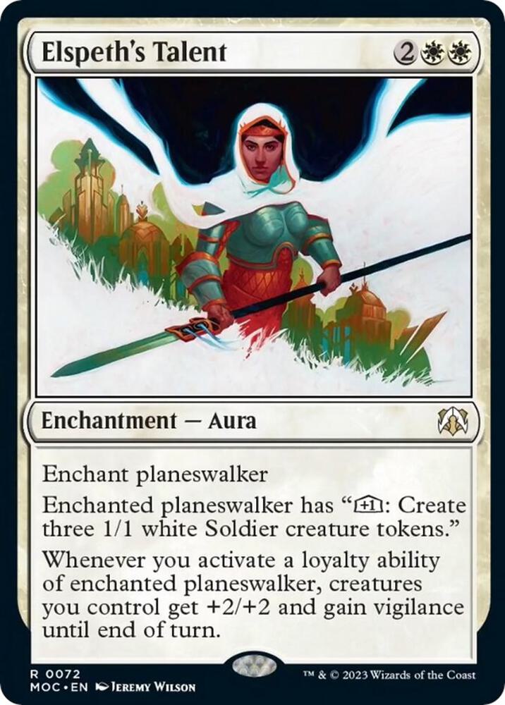 Elspeth's Talent-Commander: March of the Machine-R-Normal