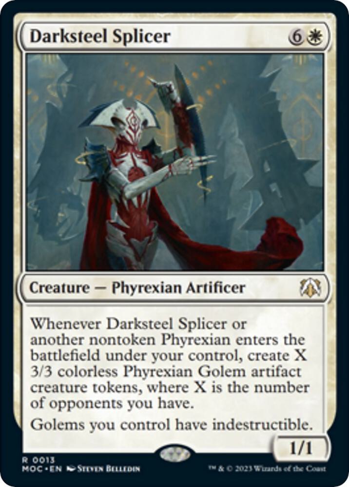 Darksteel Splicer-Commander: March of the Machine-R-Normal