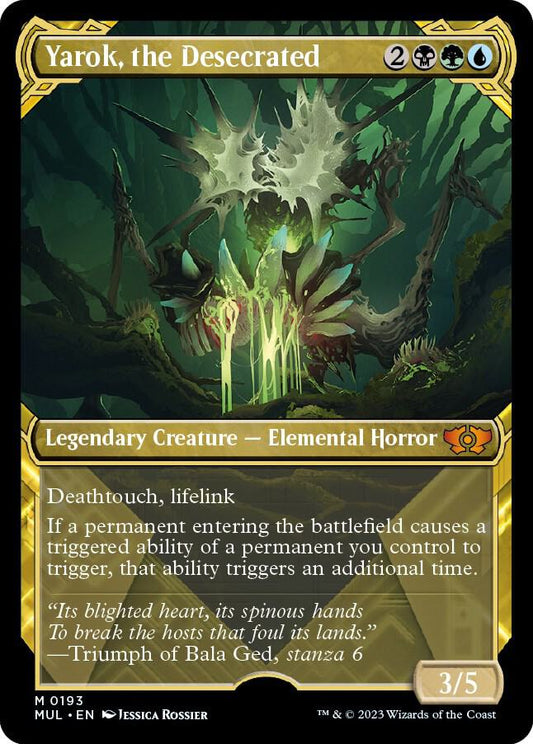 Yarok, the Desecrated (Halo Foil)-March of the Machine: Multiverse Legends-M-Foil