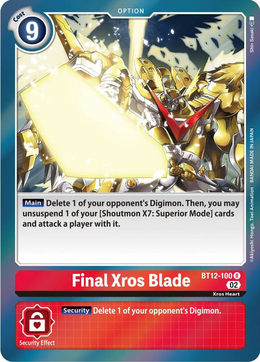 Final Xros Blade-Across Time-Rare-Foil
