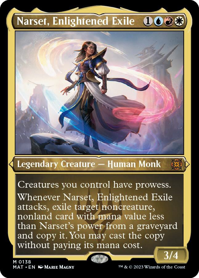 Narset, Enlightened Exile (Foil Etched)-March of the Machine: The Aftermath-M-Foil