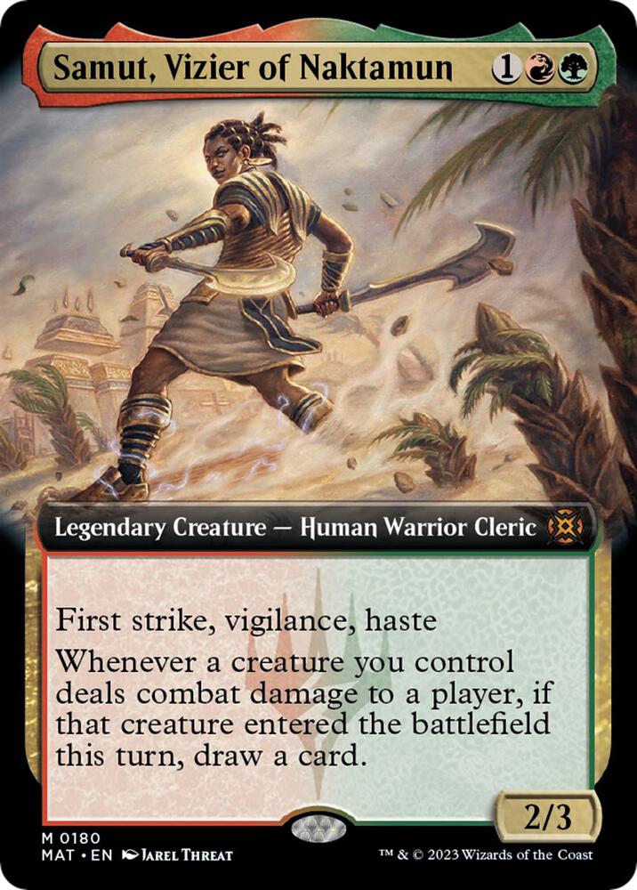 Samut, Vizier of Naktamun (Extended Art)-March of the Machine: The Aftermath-M-Normal