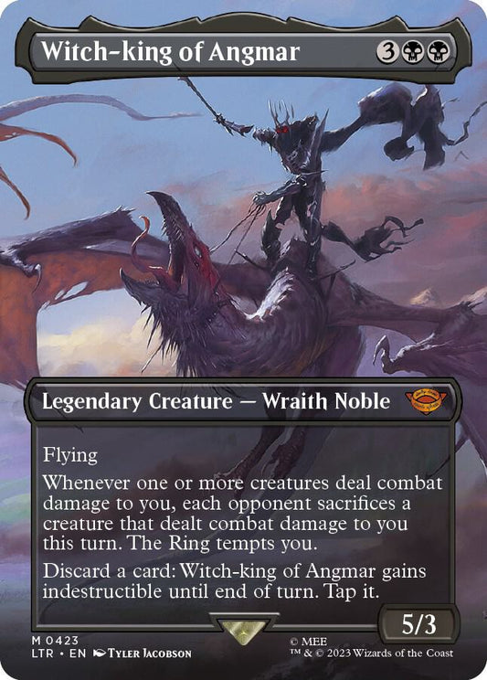 Witch-king of Angmar (Borderless)-Universes Beyond: The Lord of the Rings: Tales of Middle-earth-M-Foil