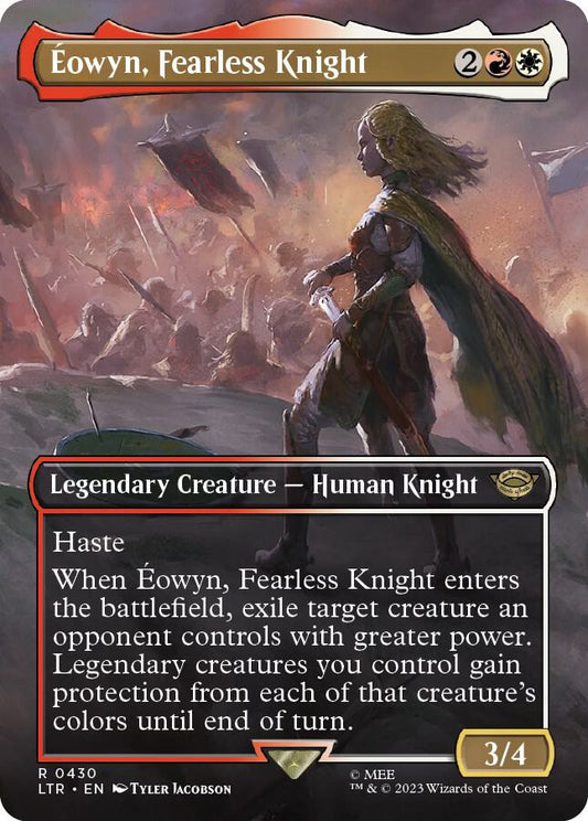 Eowyn, Fearless Knight (Borderless)-Universes Beyond: The Lord of the Rings: Tales of Middle-earth-R-Foil