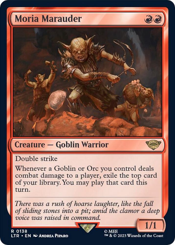 Moria Marauder-Universes Beyond: The Lord of the Rings: Tales of Middle-earth-R-Foil