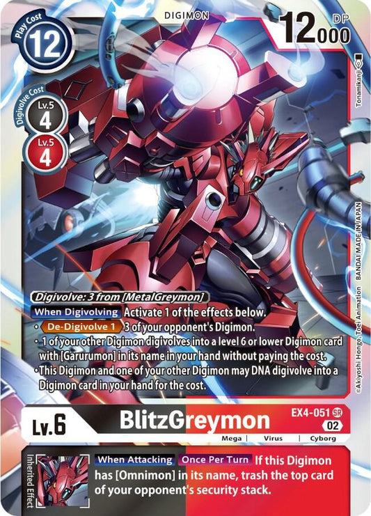 BlitzGreymon-Alternative Being Booster-Super Rare-Foil