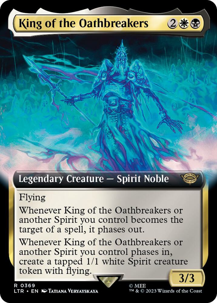 King of the Oathbreakers (Extended Art)-Universes Beyond: The Lord of the Rings: Tales of Middle-earth-R-Foil