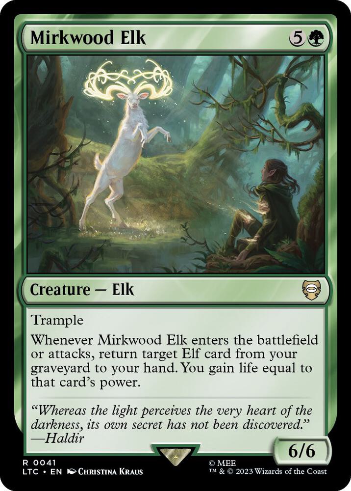 Mirkwood Elk-Commander: The Lord of the Rings: Tales of Middle-earth-R-Normal