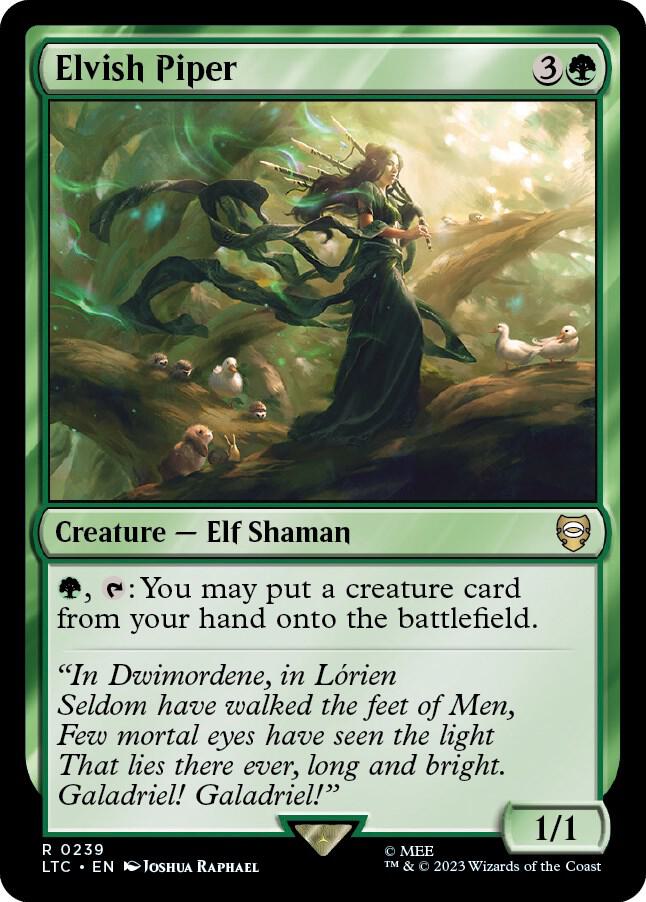 Elvish Piper-Commander: The Lord of the Rings: Tales of Middle-earth-R-Normal