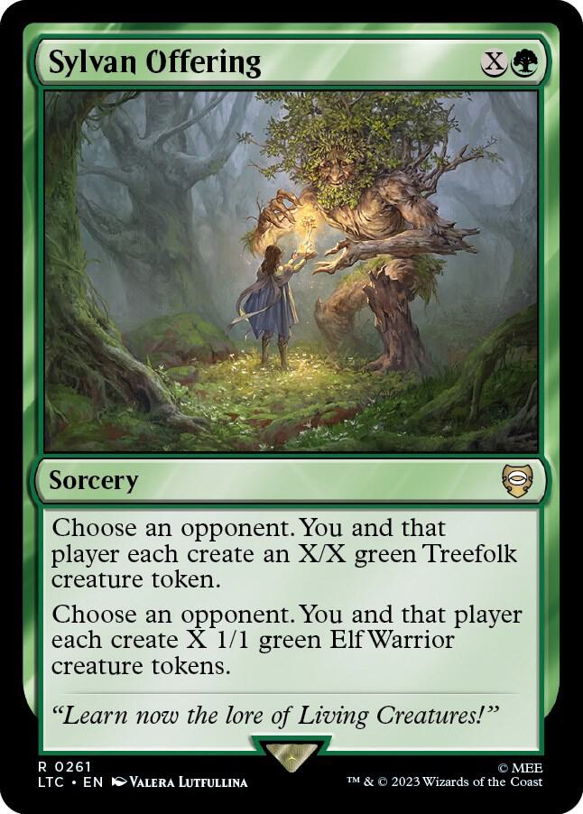 Sylvan Offering-Commander: The Lord of the Rings: Tales of Middle-earth-R-Normal