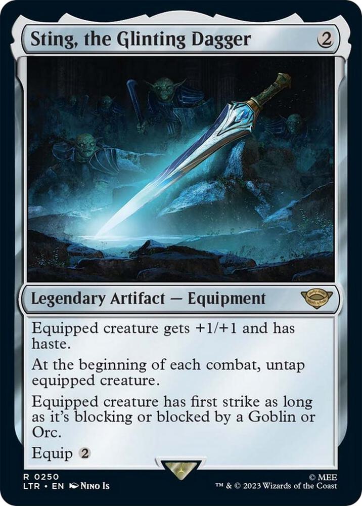 Sting, the Glinting Dagger-Universes Beyond: The Lord of the Rings: Tales of Middle-earth-R-Normal