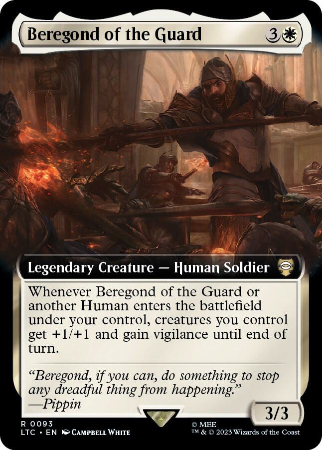 Beregond of the Guard (Extended Art)-Commander: The Lord of the Rings: Tales of Middle-earth-R-Normal