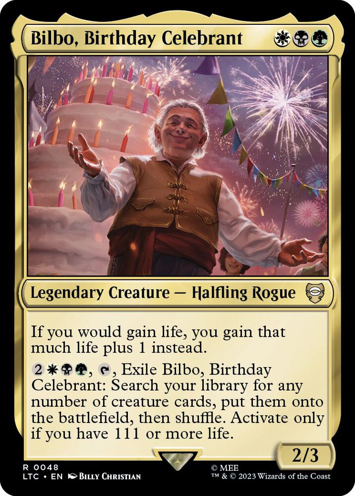 Bilbo, Birthday Celebrant-Commander: The Lord of the Rings: Tales of Middle-earth-R-Normal