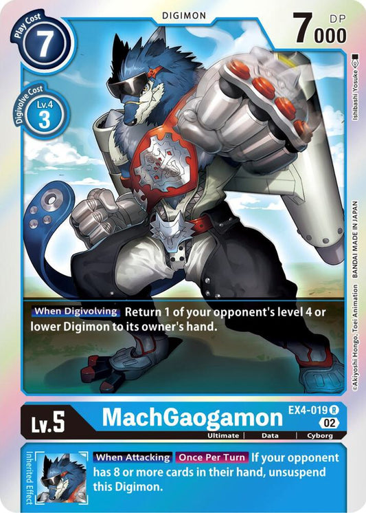 MachGaogamon-Alternative Being Booster-Rare-Foil