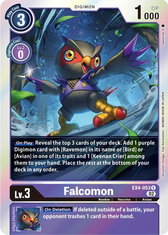 Falcomon-Alternative Being Booster-Rare-Foil