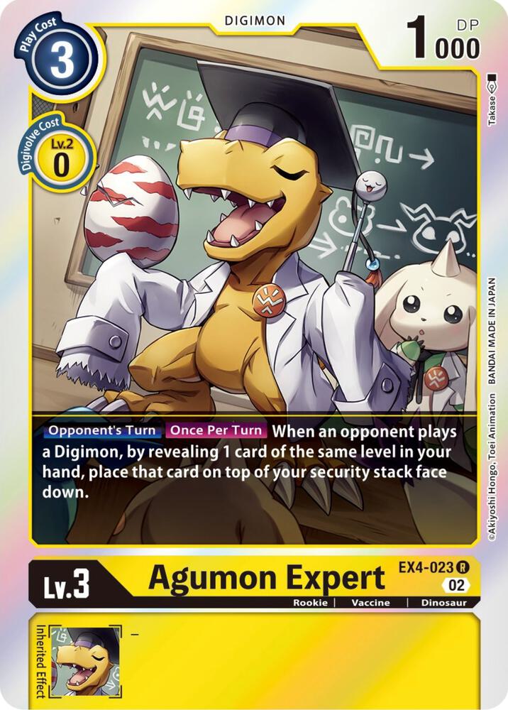 Agumon Expert-Alternative Being Booster-Rare-Foil