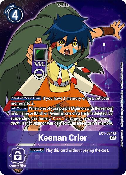 Keenan Crier (Alternate Art)-Alternative Being Booster-Rare-Foil