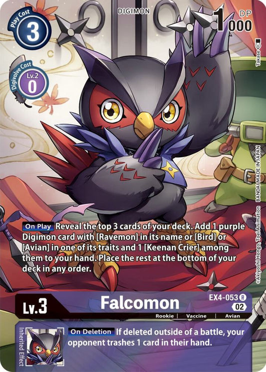 Falcomon (Alternate Art)-Alternative Being Booster-Rare-Foil