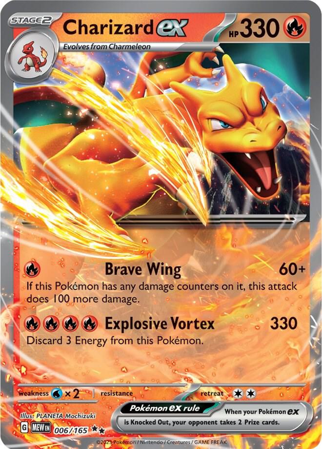 Charizard ex - 006/165-SV: Scarlet & Violet 151-Double Rare-Holofoil