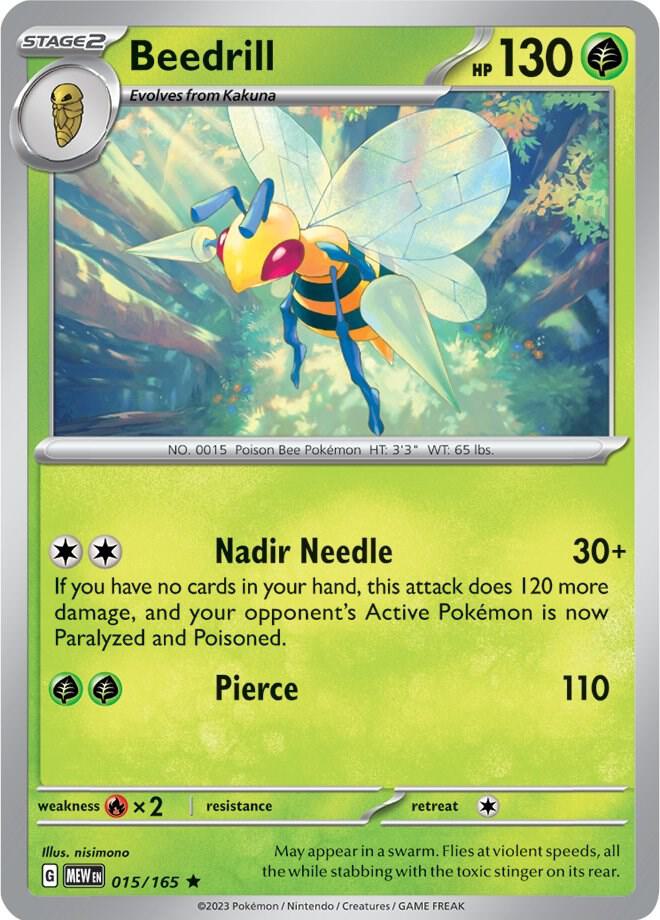 Beedrill-SV: Scarlet & Violet 151-Rare-Reverse Holofoil