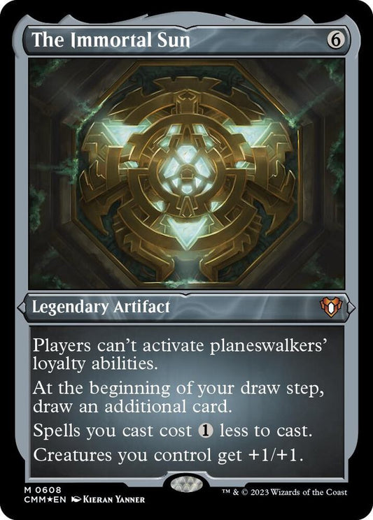 The Immortal Sun (Foil Etched)-Commander Masters-M-Foil