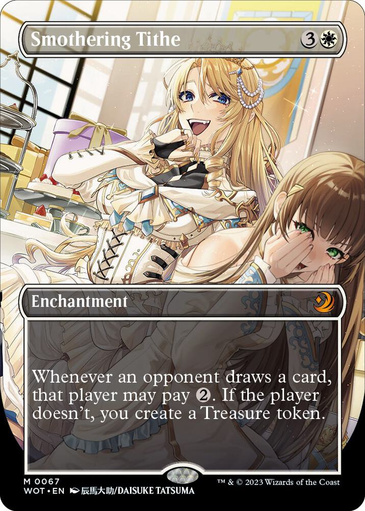 Smothering Tithe (Anime Borderless)-Wilds of Eldraine: Enchanting Tales-M-Normal
