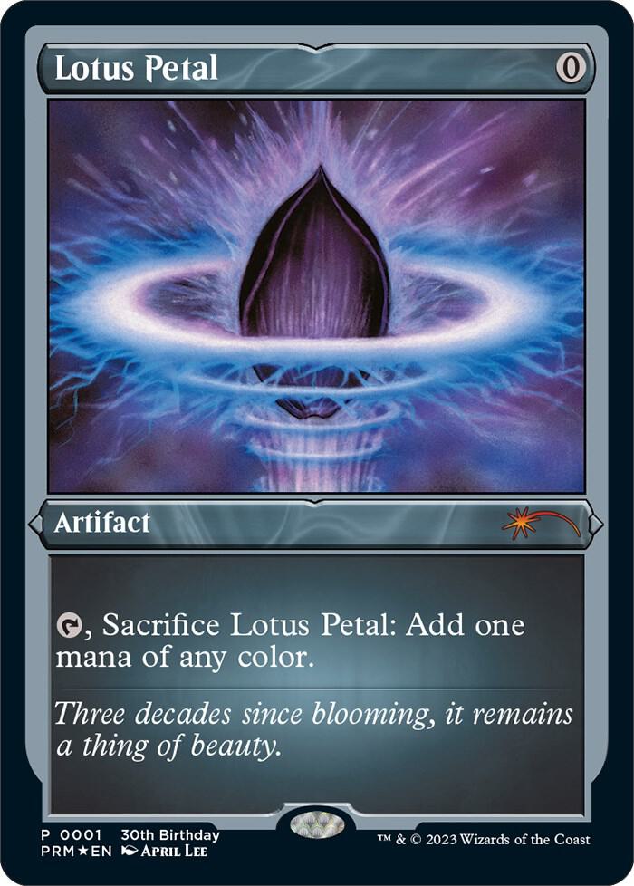 Lotus Petal (Foil Etched)-Unique and Miscellaneous Promos-P-Foil