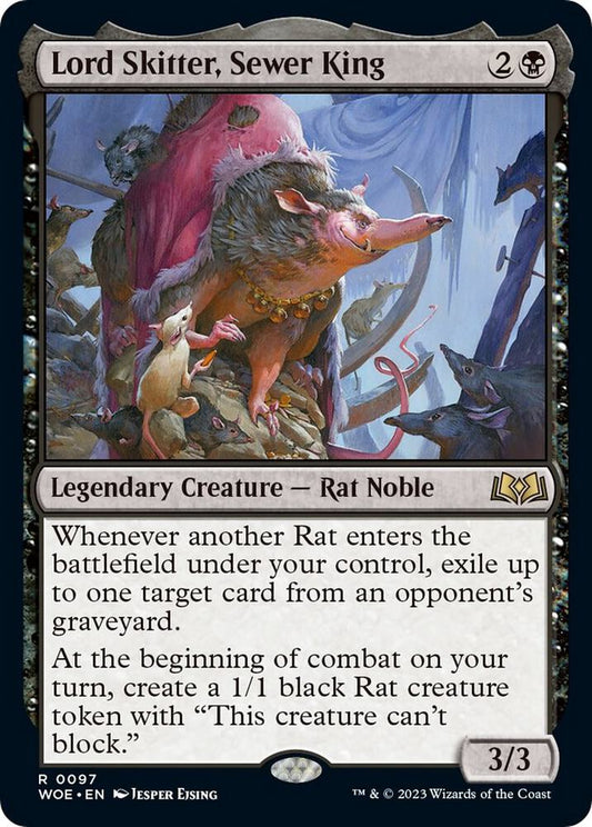 Lord Skitter, Sewer King-Wilds of Eldraine-R-Normal