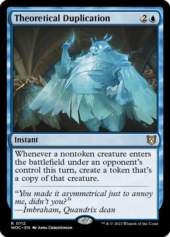 Theoretical Duplication-Commander: Wilds of Eldraine-R-Normal
