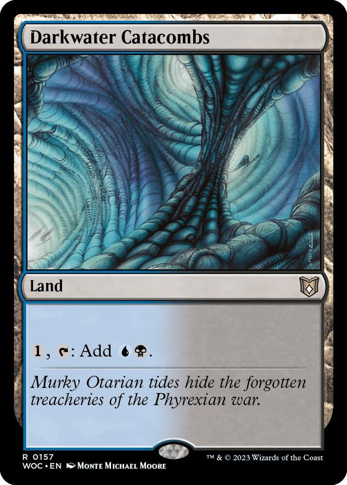 Darkwater Catacombs-Commander: Wilds of Eldraine-R-Normal