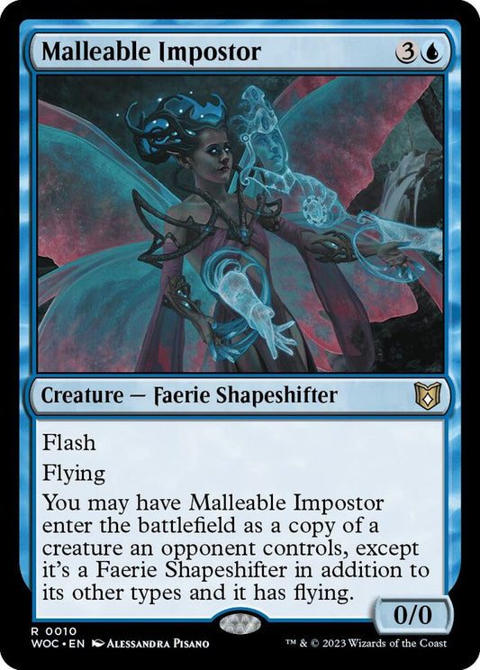 Malleable Impostor-Commander: Wilds of Eldraine-R-Normal