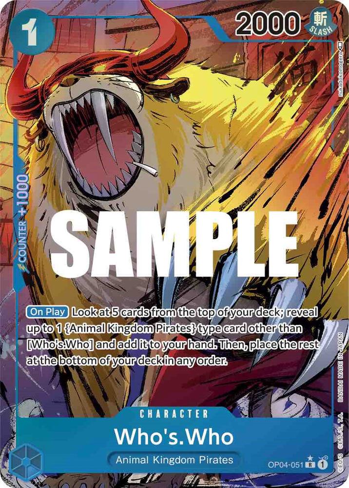 Who's.Who (Alternate Art)-Kingdoms of Intrigue-R-Foil